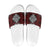 Red Aotearoa Taniko Motif Slide Sandals Vintage Maori New Zealand Tribal Art Pattern - Polynesian Pride