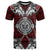 Red Aotearoa Tanilo Motif T Shirt Vintage Maori New Zealand Tribal Art Pattern