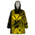 Hawaii Sea Turtle Blanket Polynesia Kakau with Kanaka Maoli Yellow LT9 - Polynesian Pride