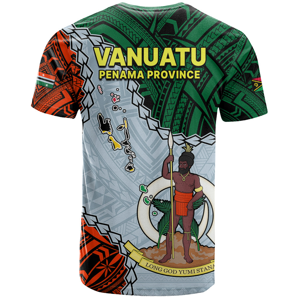 Custom Penama Province 43rd Anniversary Vanuatu T Shirt Tugeta Yumi Selebretem Indipendens Dei LT9 - Polynesian Pride