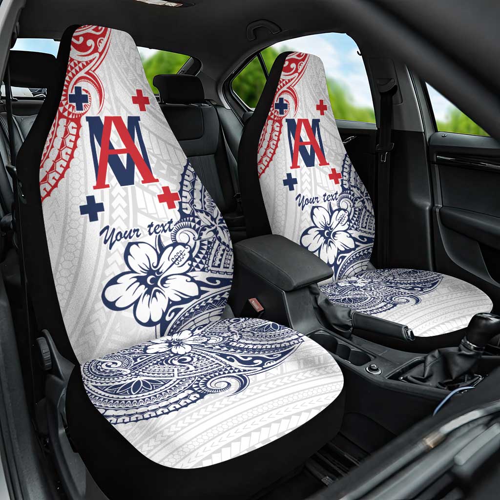 Kingdom of Uvea 1842-1860 Personalized Car Seat Cover Wallis and Futuna Polynesian Tribal Pattern