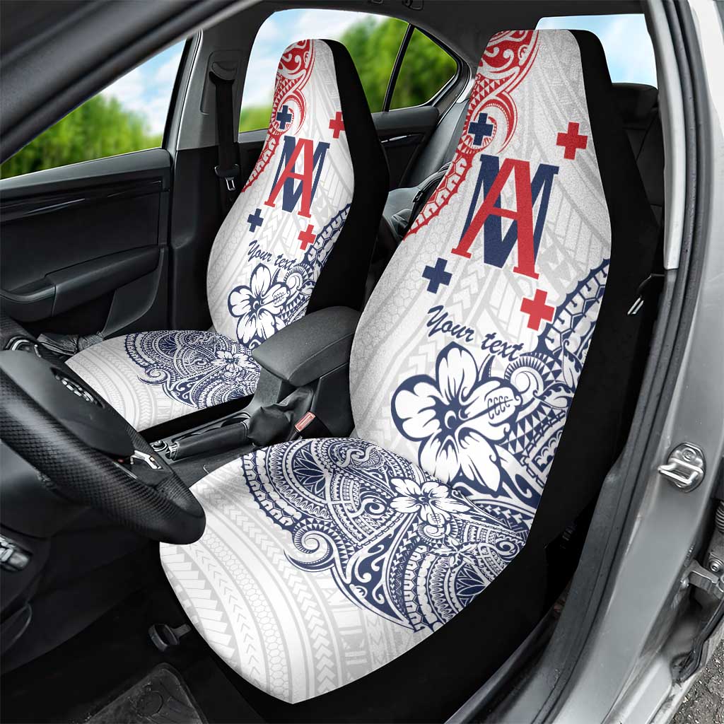 Kingdom of Uvea 1842-1860 Personalized Car Seat Cover Wallis and Futuna Polynesian Tribal Pattern