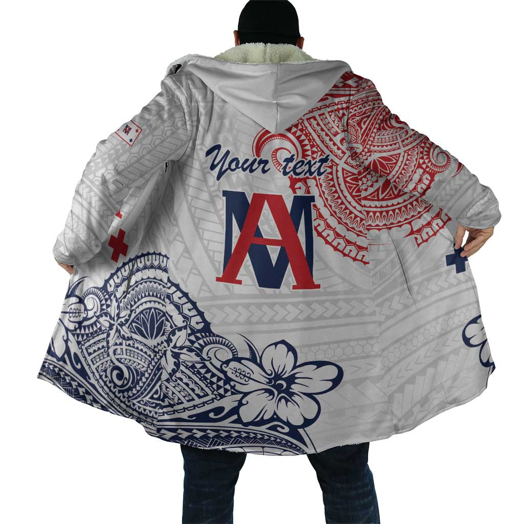 Kingdom of Uvea 1842-1860 Personalized Cloak Wallis and Futuna Polynesian Tribal Pattern - Polynesian Pride