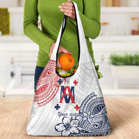 Kingdom of Uvea 1842-1860 Personalized Grocery Bag Wallis and Futuna Polynesian Tribal Pattern