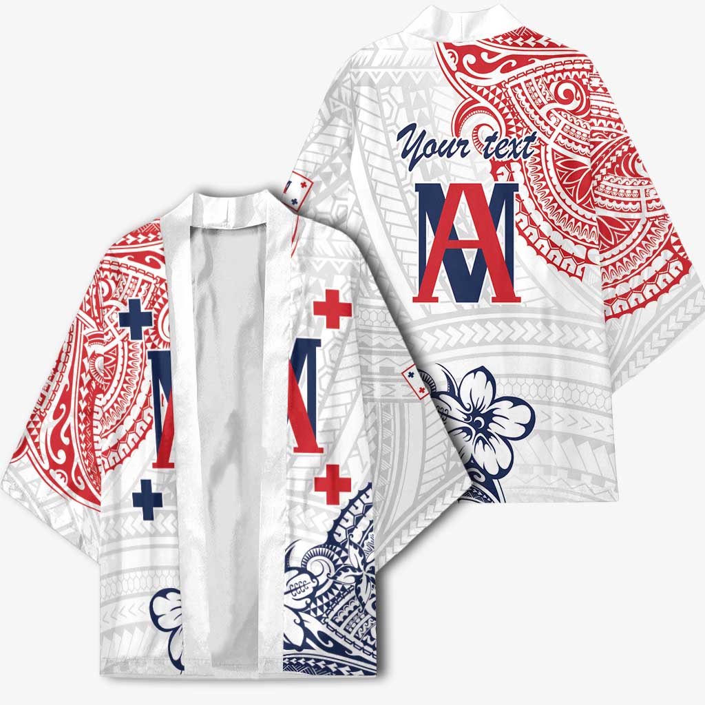 Kingdom of Uvea 1842-1860 Personalized Kimono Wallis and Futuna Polynesian Tribal Pattern - Polynesian Pride