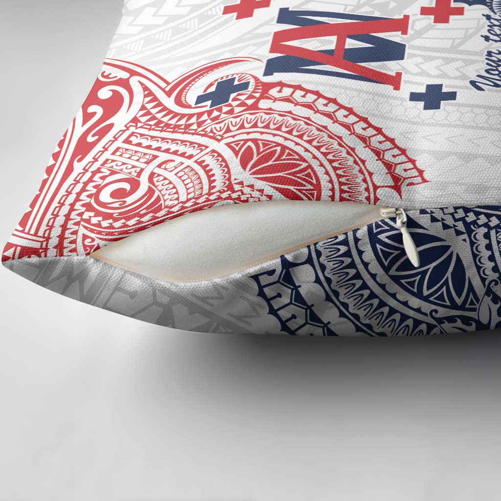 Kingdom of Uvea 1842-1860 Personalized Pillow Cover Wallis and Futuna Polynesian Tribal Pattern - Polynesian Pride