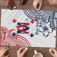 Kingdom of Uvea 1842-1860 Personalized Puzzle Wallis and Futuna Polynesian Tribal Pattern - Polynesian Pride