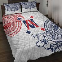 Kingdom of Uvea 1842-1860 Personalized Quilt Bed Set Wallis and Futuna Polynesian Tribal Pattern