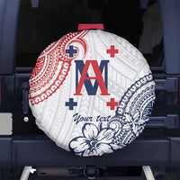 Kingdom of Uvea 1842-1860 Personalized Spare Tire Cover Wallis and Futuna Polynesian Tribal Pattern