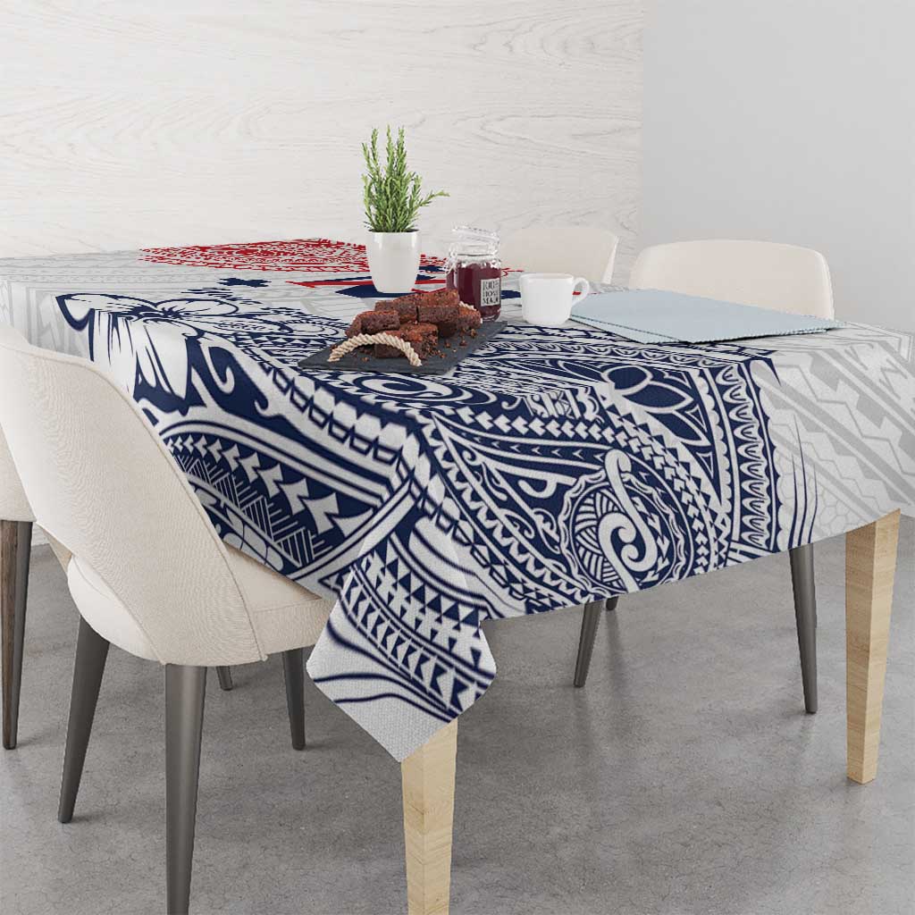 Kingdom of Uvea 1842-1860 Personalized Tablecloth Wallis and Futuna Polynesian Tribal Pattern