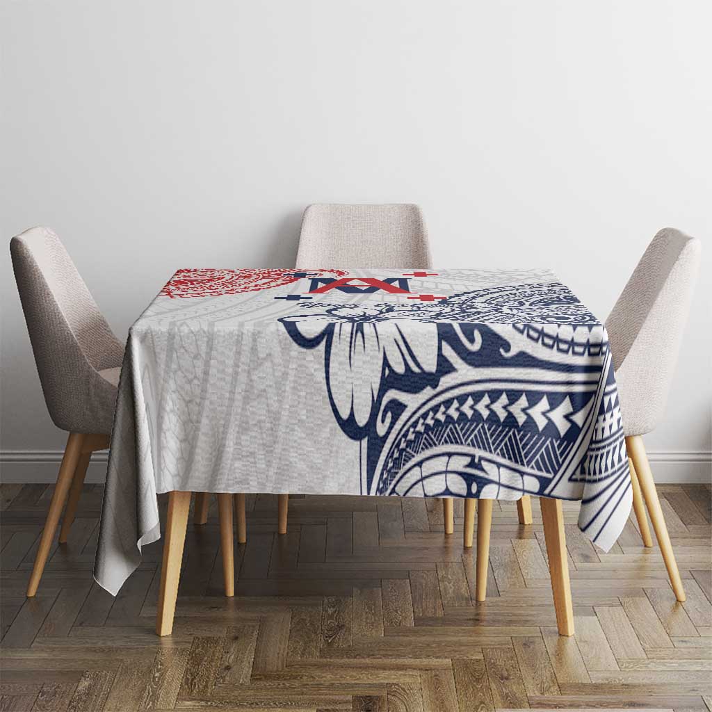 Kingdom of Uvea 1842-1860 Personalized Tablecloth Wallis and Futuna Polynesian Tribal Pattern