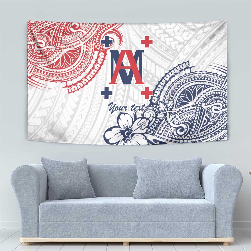 Kingdom of Uvea 1842-1860 Personalized Tapestry Wallis and Futuna Polynesian Tribal Pattern