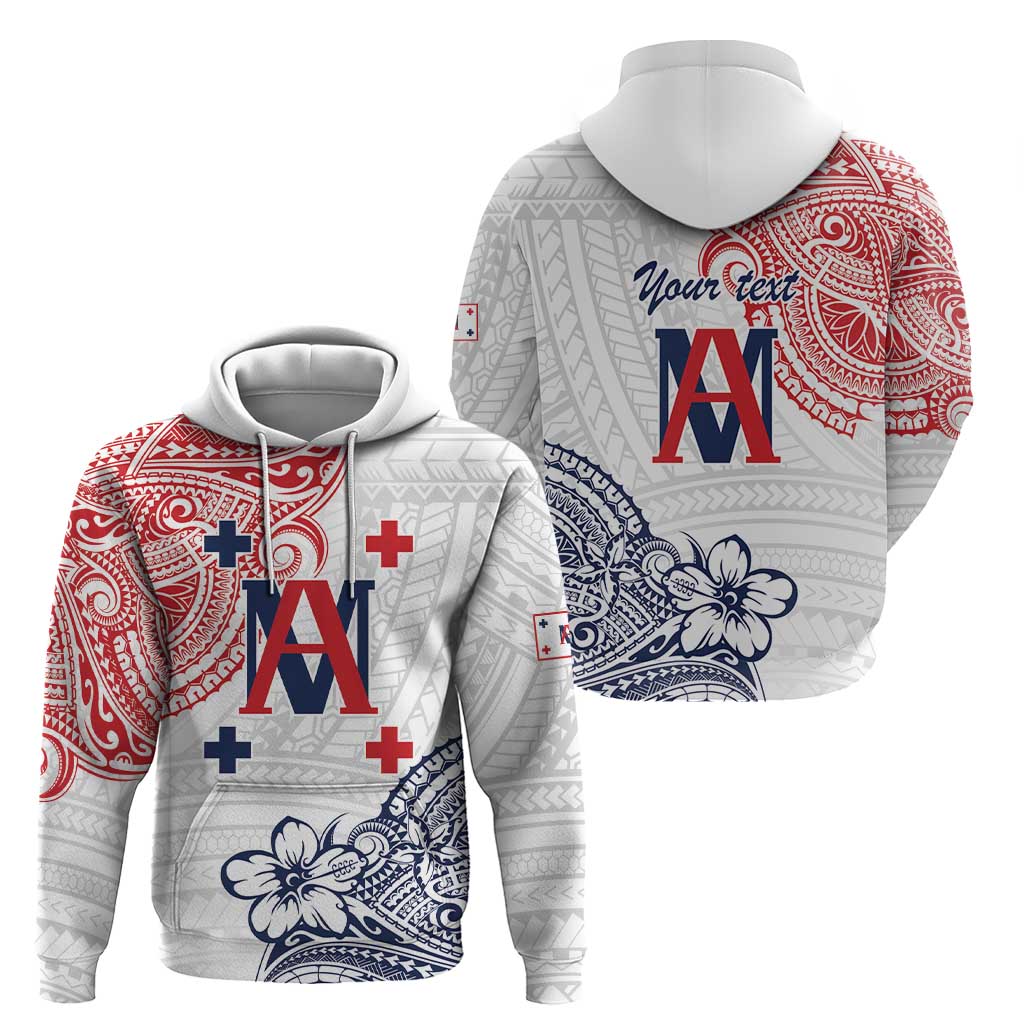 Kingdom of Uvea 1842-1860 Personalized Zip Hoodie Wallis and Futuna Polynesian Tribal Pattern