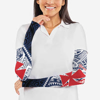 Kingdom of Uvea 1860-1886 Personalized Arm Sleeves Wallis and Futuna Polynesian Tribal Pattern - Polynesian Pride