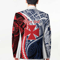 Kingdom of Uvea 1860-1886 Personalized Blazer Wallis and Futuna Polynesian Tribal Pattern - Polynesian Pride