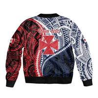 Kingdom of Uvea 1860-1886 Personalized Bomber Jacket Wallis and Futuna Polynesian Tribal Pattern