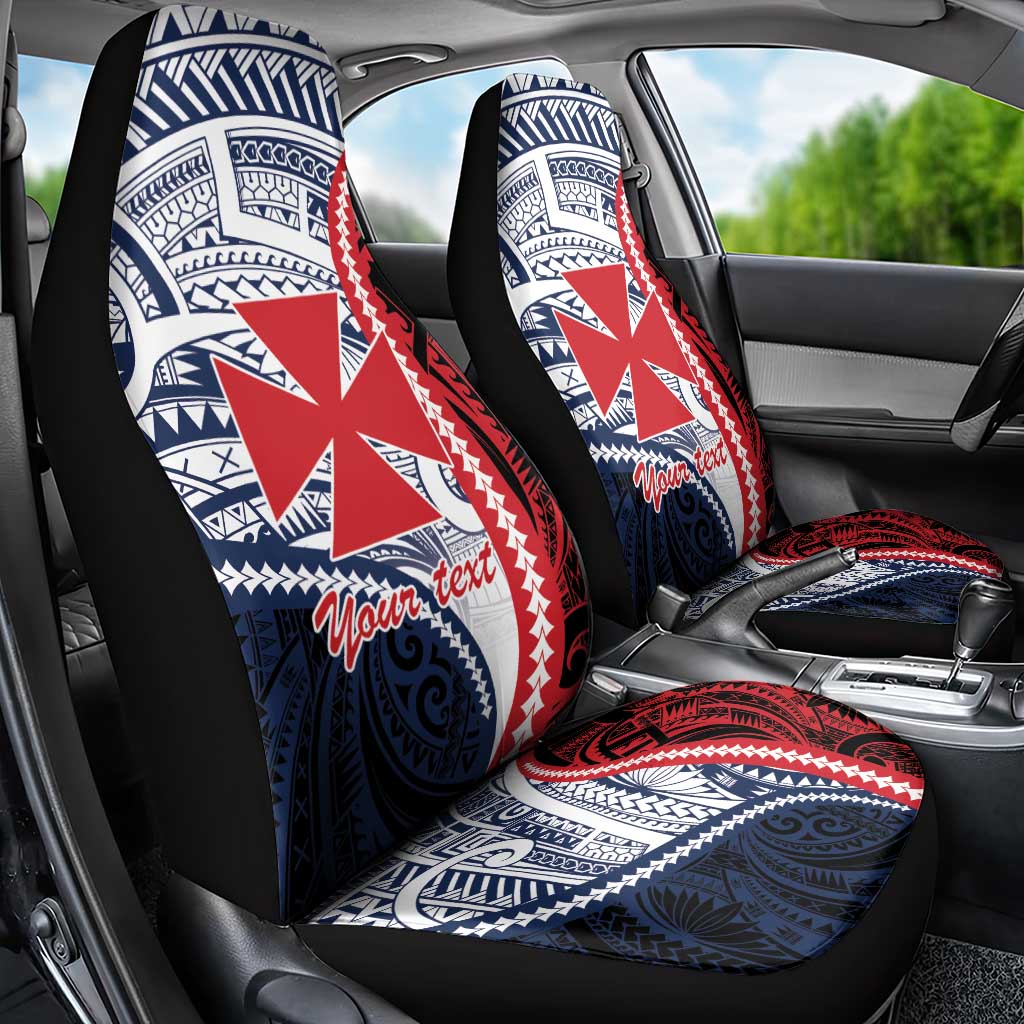 Kingdom of Uvea 1860-1886 Personalized Car Seat Cover Wallis and Futuna Polynesian Tribal Pattern