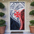 Kingdom of Uvea 1860-1886 Personalized Door Cover Wallis and Futuna Polynesian Tribal Pattern - Polynesian Pride