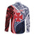 Kingdom of Uvea 1860-1886 Personalized Family Matching Long Sleeve Bodycon Dress and Hawaiian Shirt Wallis and Futuna Polynesian Tribal Pattern