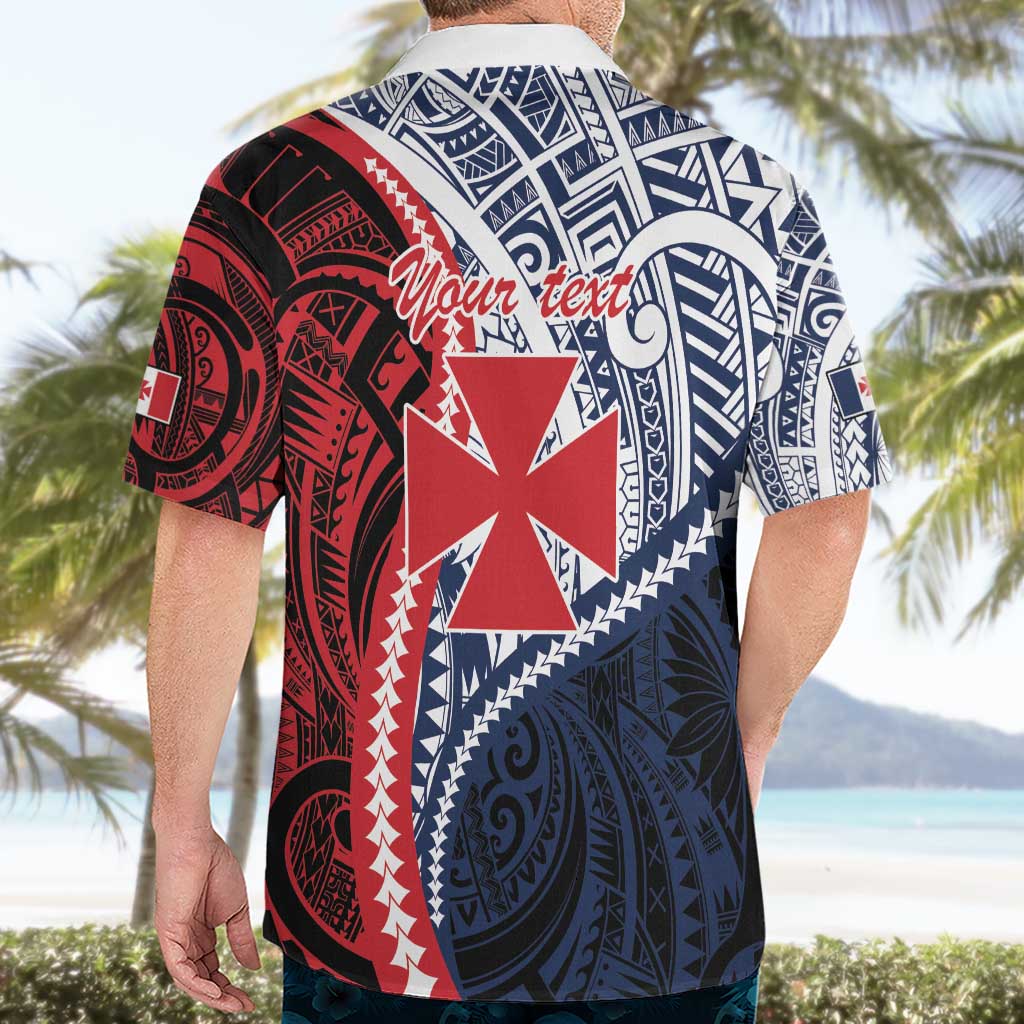 Kingdom of Uvea 1860-1886 Personalized Hawaiian Shirt Wallis and Futuna Polynesian Tribal Pattern