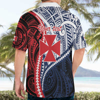 Kingdom of Uvea 1860-1886 Personalized Hawaiian Shirt Wallis and Futuna Polynesian Tribal Pattern