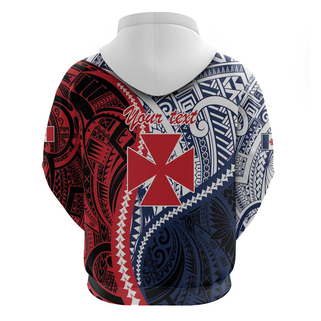 Kingdom of Uvea 1860-1886 Personalized Hoodie Wallis and Futuna Polynesian Tribal Pattern