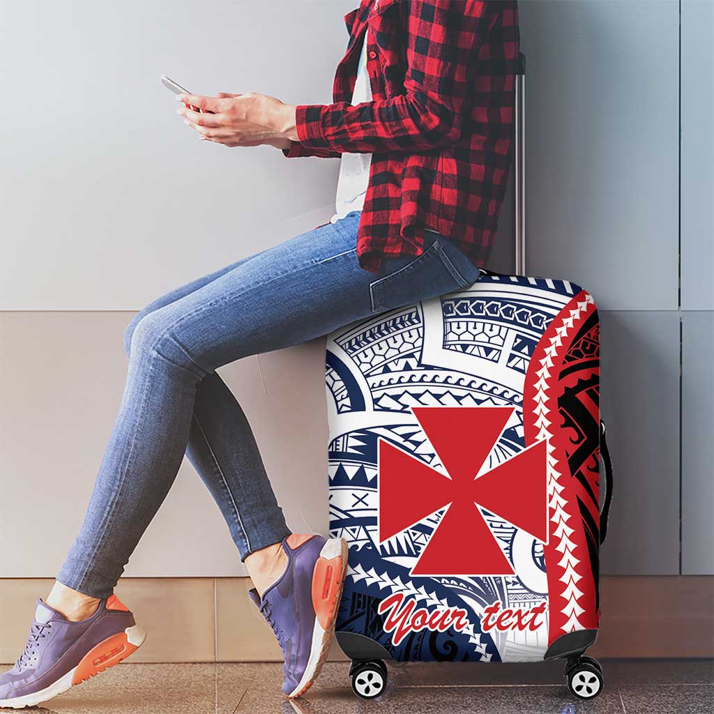Kingdom of Uvea 1860-1886 Personalized Luggage Cover Wallis and Futuna Polynesian Tribal Pattern