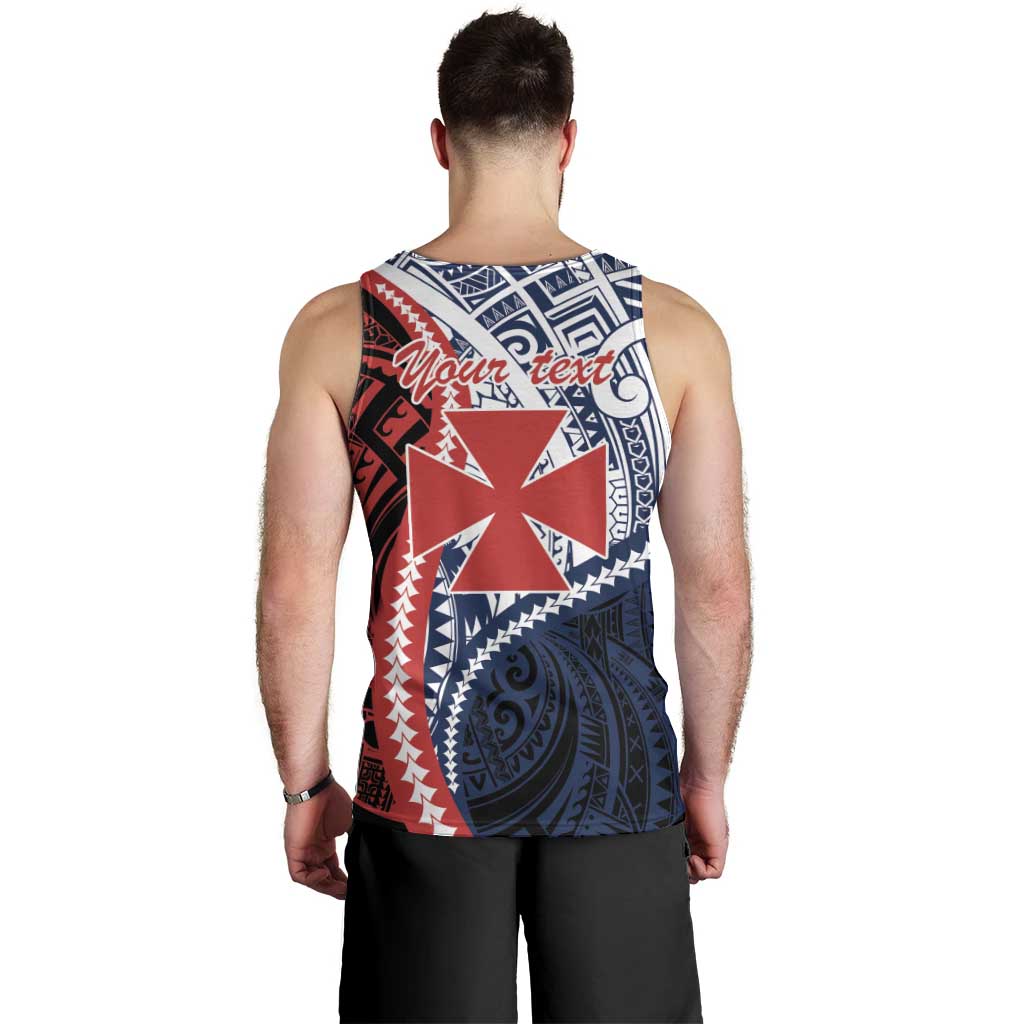 Kingdom of Uvea 1860-1886 Personalized Men Tank Top Wallis and Futuna Polynesian Tribal Pattern