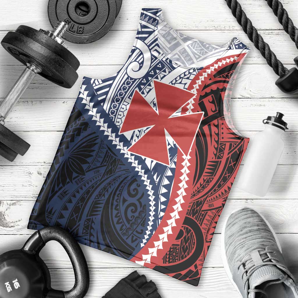 Kingdom of Uvea 1860-1886 Personalized Men Tank Top Wallis and Futuna Polynesian Tribal Pattern