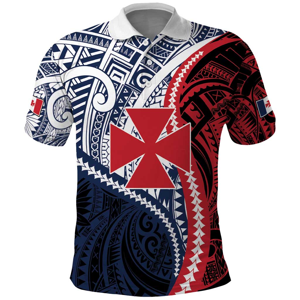 Kingdom of Uvea 1860-1886 Personalized Polo Shirt Wallis and Futuna Polynesian Tribal Pattern