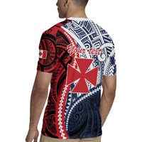 Kingdom of Uvea 1860-1886 Personalized Rugby Jersey Wallis and Futuna Polynesian Tribal Pattern