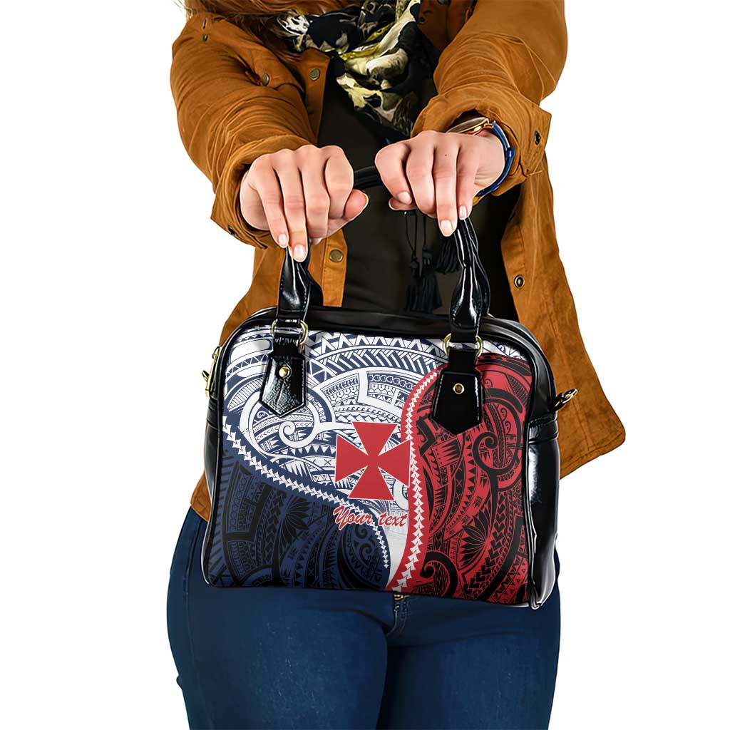 Kingdom of Uvea 1860-1886 Personalized Shoulder Handbag Wallis and Futuna Polynesian Tribal Pattern LT9 One Size Red - Polynesian Pride