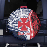 Kingdom of Uvea 1860-1886 Personalized Spare Tire Cover Wallis and Futuna Polynesian Tribal Pattern