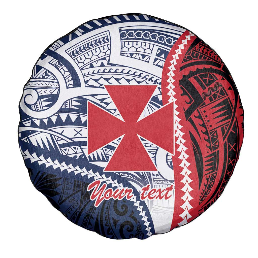 Kingdom of Uvea 1860-1886 Personalized Spare Tire Cover Wallis and Futuna Polynesian Tribal Pattern
