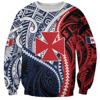 Kingdom of Uvea 1860-1886 Personalized Sweatshirt Wallis and Futuna Polynesian Tribal Pattern