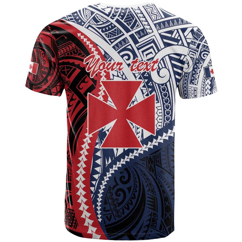 Kingdom of Uvea 1860-1886 Personalized T Shirt Wallis and Futuna Polynesian Tribal Pattern