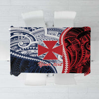 Kingdom of Uvea 1860-1886 Personalized Tablecloth Wallis and Futuna Polynesian Tribal Pattern