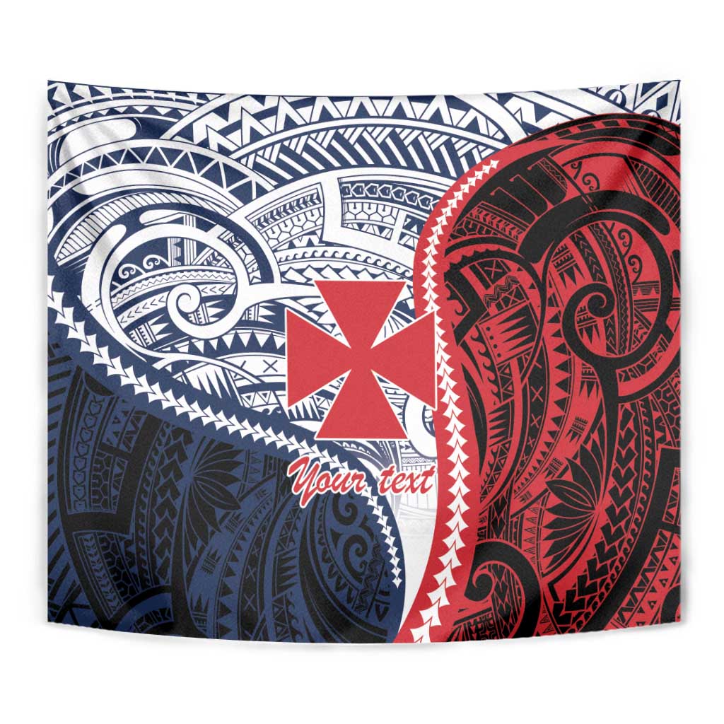 Kingdom of Uvea 1860-1886 Personalized Tapestry Wallis and Futuna Polynesian Tribal Pattern