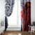 Kingdom of Uvea 1860-1886 Personalized Window Curtain Wallis and Futuna Polynesian Tribal Pattern