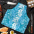 Hawaiian Lei Day Apron Blue Hibiscus Flowers Lei Art - Polynesian Pride
