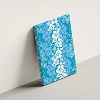 Hawaiian Lei Day Canvas Wall Art Blue Hibiscus Flowers Lei Art LT9 - Polynesian Pride