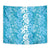 Hawaiian Lei Day Tapestry Blue Hibiscus Flowers Lei Art
