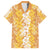 Hawaiian Lei Day Hawaiian Shirt Gold Hibiscus Flowers Lei Art