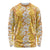 Hawaiian Lei Day Long Sleeve Shirt Gold Hibiscus Flowers Lei Art