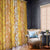 Hawaiian Lei Day Window Curtain Gold Hibiscus Flowers Lei Art