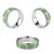 Hawaiian Lei Day Classic Ring Green Hibiscus Flowers Lei Art - Polynesian Pride