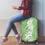 Hawaiian Lei Day Luggage Cover Green Hibiscus Flowers Lei Art