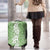 Hawaiian Lei Day Luggage Cover Green Hibiscus Flowers Lei Art