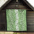 Hawaiian Lei Day Quilt Green Hibiscus Flowers Lei Art