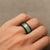 Hawaiian Lei Day Spinner Ring Green Hibiscus Flowers Lei Art - Polynesian Pride